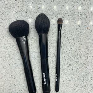 Chanel powder blush and eyeshadow brushes